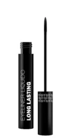 Rougj GlamTech Long Lasting Eyeliner Liquido Lunga Tenuta Colore Nero 1 Pezzo